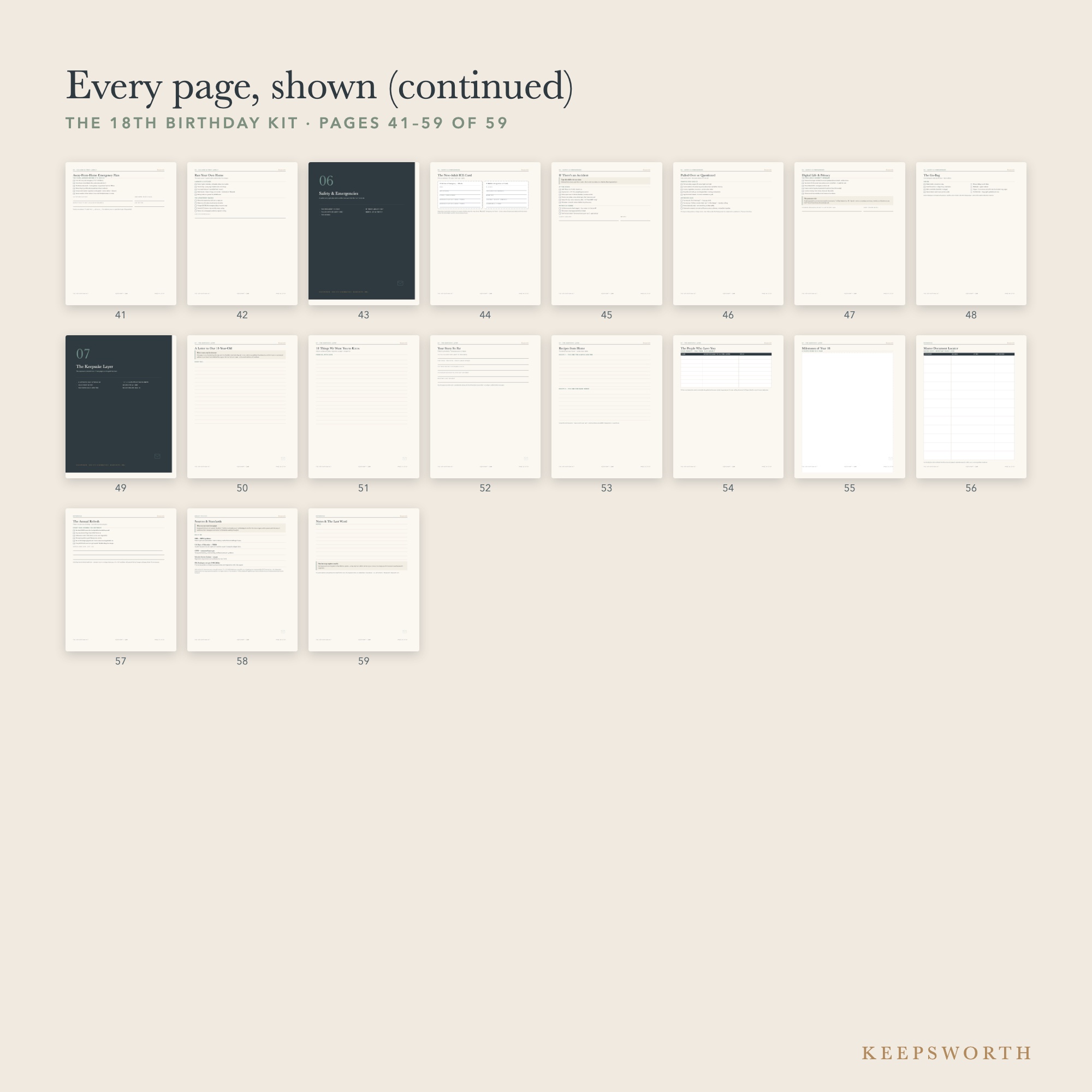 Contact sheet — every page shown, part 2