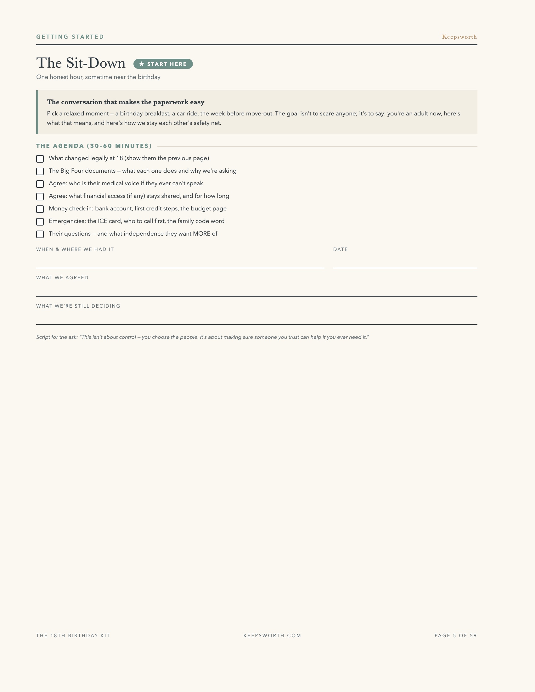 Readable sample page 1